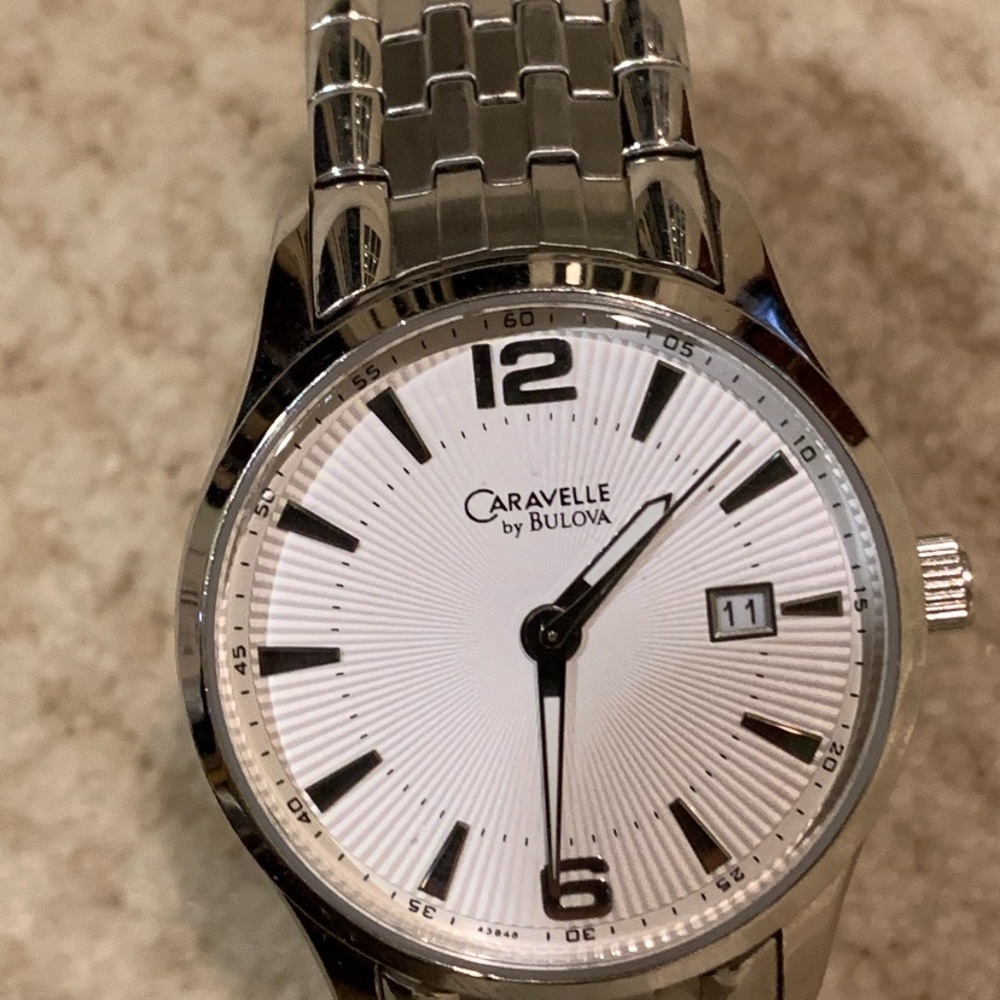 Caravelle Bulova Nice Expansion Date Watch